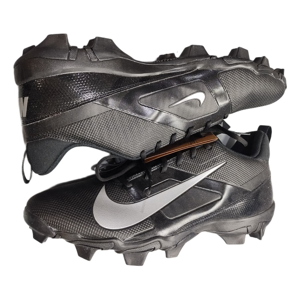 Nike Alpha Menace 4 Shark Football Cleats Mens US 16 Black Lace Up FN0028-002